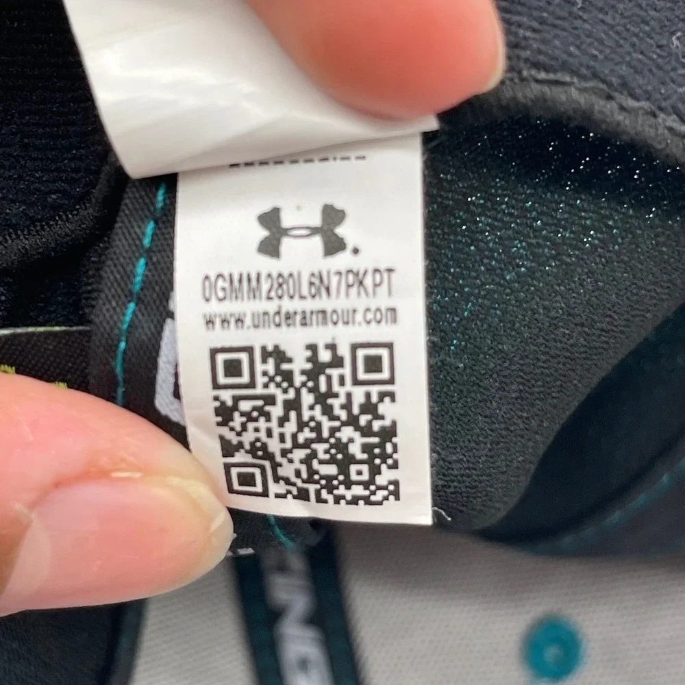 Under Armour 1305036 Hat Blitzing 3.0 Men M/L Teal Blue Stretch Fit Athletic Cap